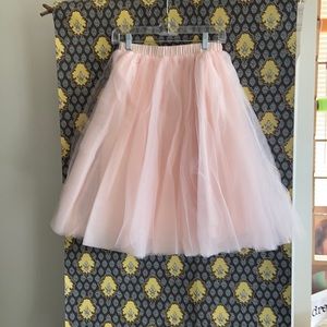 Pink Tulle Skirt Size S